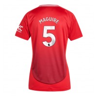 Manchester United Harry Maguire #5 Hjemmedrakt Dame 2024-25 Kortermet